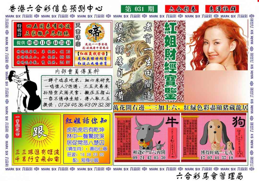 031期红姐财经宝鉴[图]